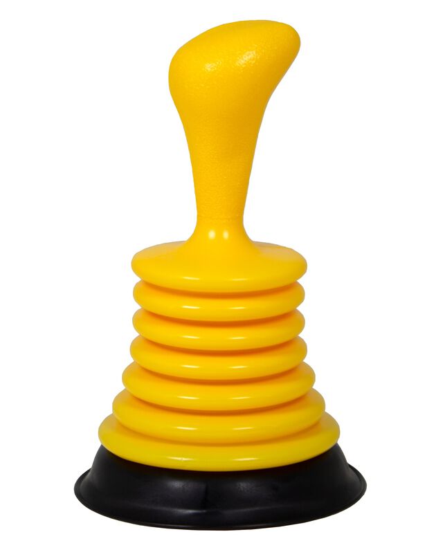 Mini ventouse débouche canalisations (jaune)