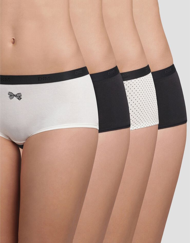 Slip forme boxer "Les Pockets" coton stretch imprimé "noeuds" Lot de 3 +1 GRATUIT(1) (noir) Slip forme boxer "Les Pockets" coton stretch imprimé "noeuds" Lot de 3 +1 GRATUIT(1) (noir)