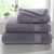 Éponge unie coton modal 500 g/m² (gris)