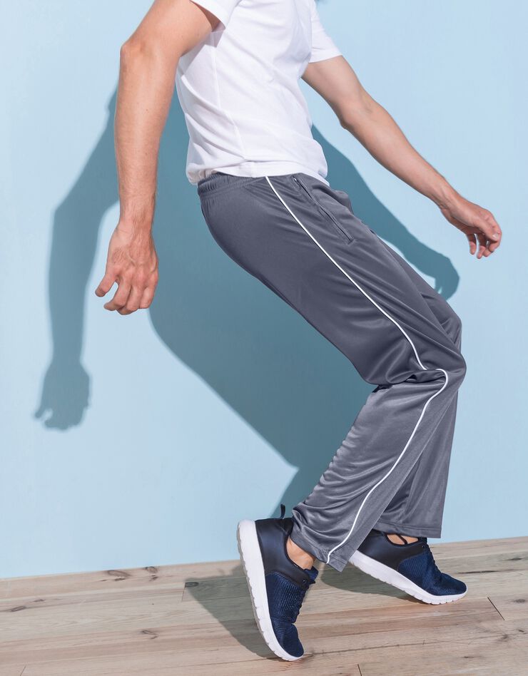 Pantalon sport intérieur gratté (gris) Pantalon sport intérieur gratté (gris)