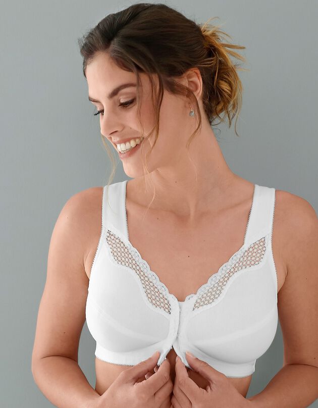 Soutien-gorge Posture Control ouverture devant - sans armatures (blanc) Soutien-gorge Posture Control ouverture devant - sans armatures (blanc)