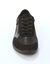 Baskets lacées et zippées en cuir avec empiècements extensibles  (noir)