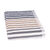 Serviette éponge coton rayure camaïeu 500 g/m² (gris)