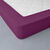 Drap-housse uni flanelle bonnets 32 cm (prune)