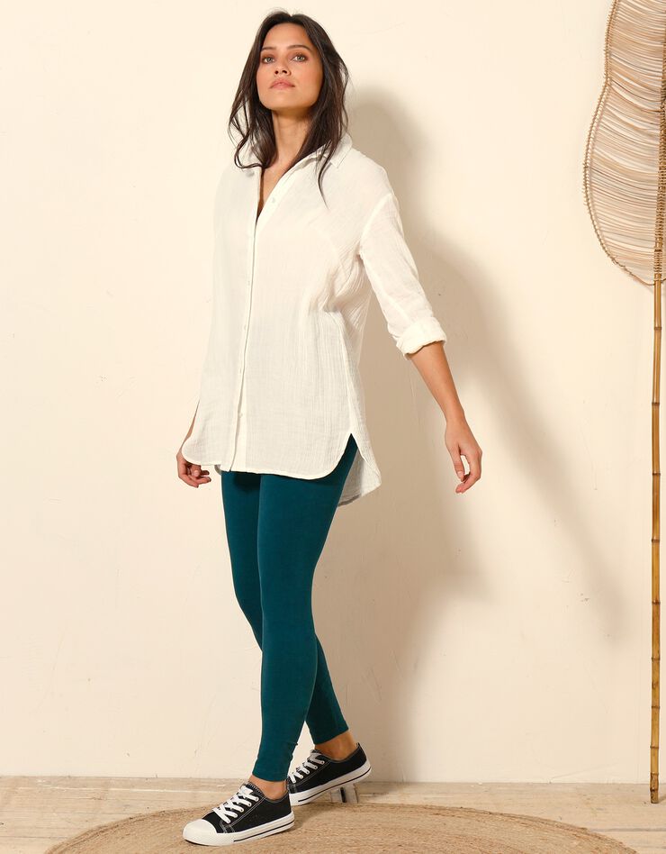Legging long uni - lot de 2 (vert / noir)