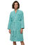 Peignoir court mixte uni col kimono, &agrave; personnaliser - &eacute;ponge bouclette 380 g/m&sup2; (vert d'eau)