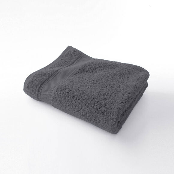 Collection serviettes de bain unies 540g/m2 confort luxe  (anthracite)