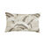 Housse de coussin imprim&eacute; feuillage - lot de 2 (sable)