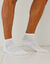 Chaussettes Quarter sport - lot de 5 paires (blanc)
