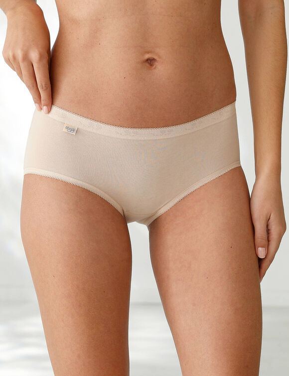 Culotte midi Basic - lot de 3 (nude)