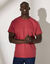 T-shirt uni col rond manches courtes - coton biologique (corail grisé)