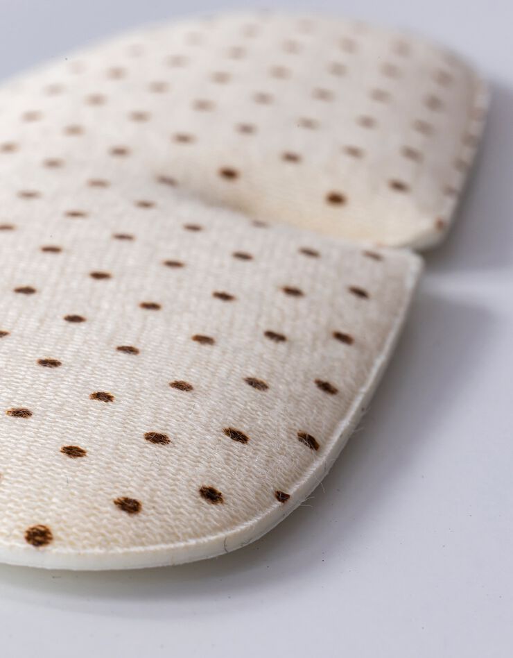 Protection tendon mousse mémoire de forme - la paire (beige)