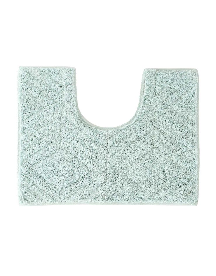 Tapis de bain Géométrique  (vert d'eau)