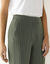 Pantalon 7/8ème coupe cigarette, imprimé rayé (kaki)