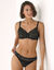 Tanga dentelle effet brillant Arum Party (noir)