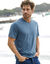 Tee-shirt col V manches courtes - lot de 3 (ch azur + tilleul + vert)