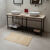 Tapis de bain motif fantaisie (sable)