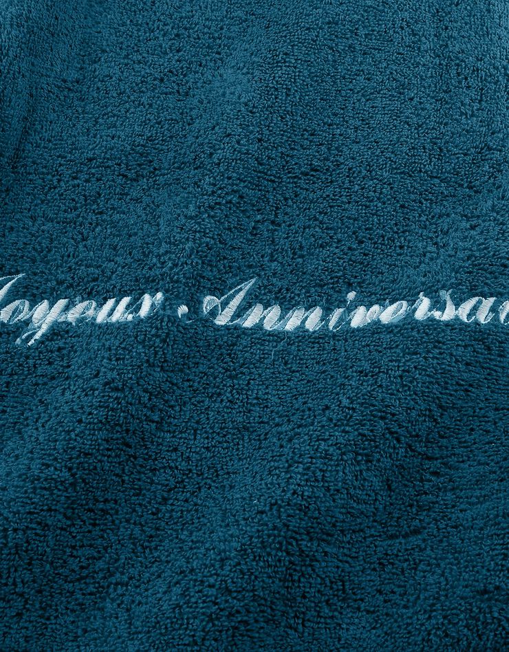 Serviette éponge personnalisable confort moelleux (bleu paon) Serviette éponge personnalisable confort moelleux (bleu paon)