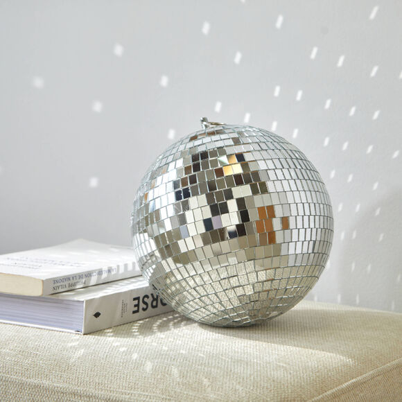 Boule &agrave; facettes  (argent&eacute;)