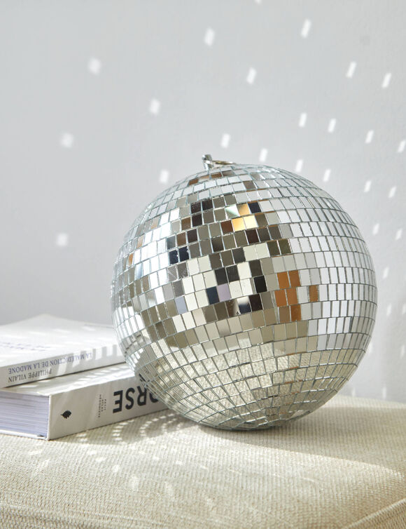 Boule &agrave; facettes  (argent&eacute;)