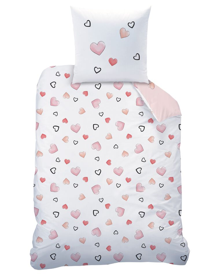 Parure de lit enfant Minnie Smile® - coton (rose)