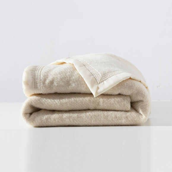 Couverture laine 1er prix 350 g/m² (écru)