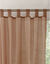 Panneau voile uni finition pattes (taupe)
