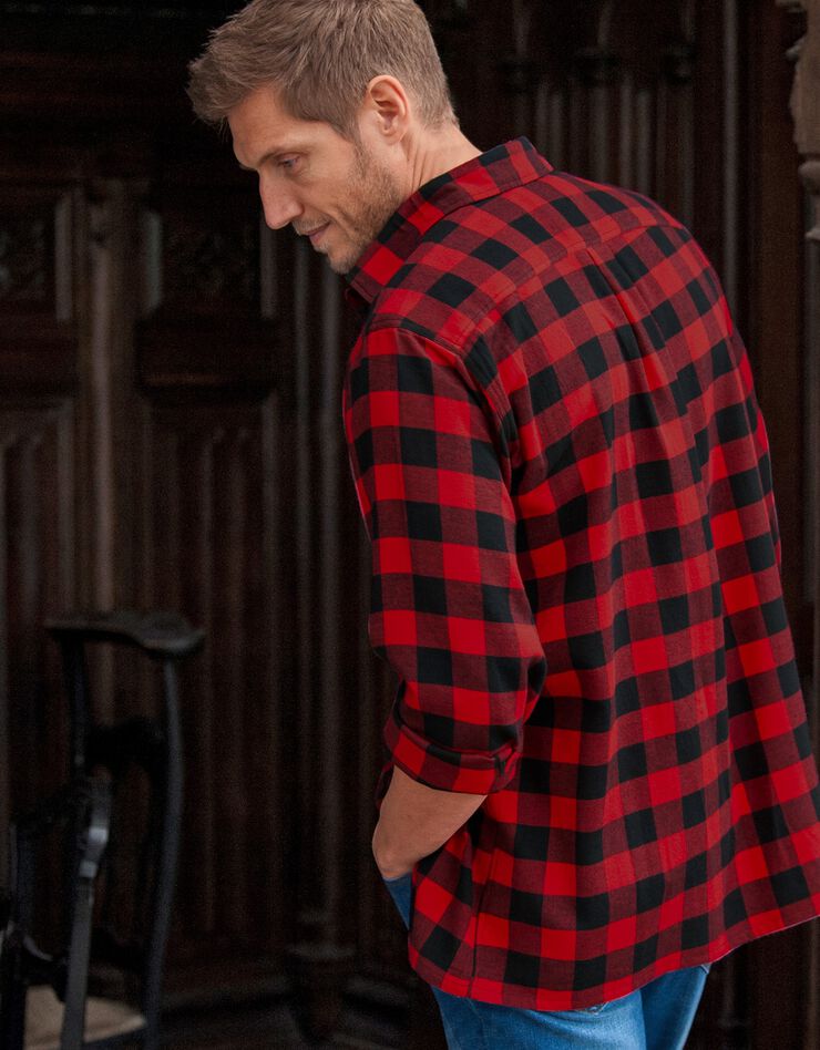 Chemise carreaux écossais flanelle (rouge / noir) Chemise carreaux écossais flanelle (rouge / noir)