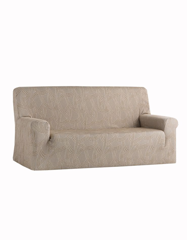 Housse fauteuil et canapé préformée "Stella" (beige)