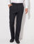Pantalon ville à pinces élastiqué côtés - polylaine (gris anthracite)