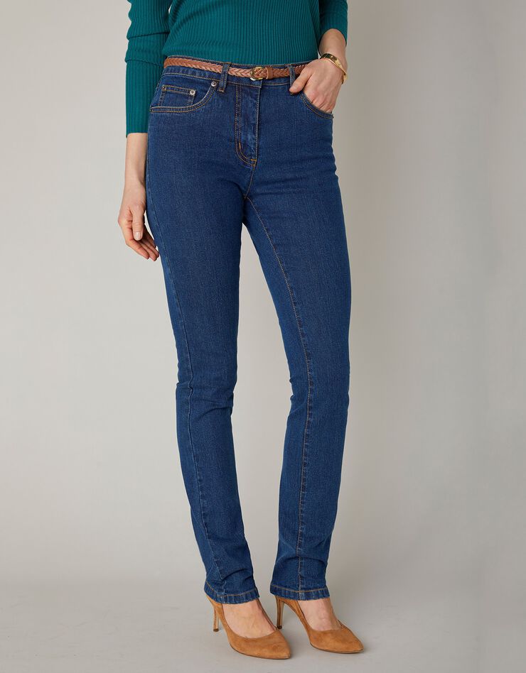Jean droit stretch - petite stature (dark blue)