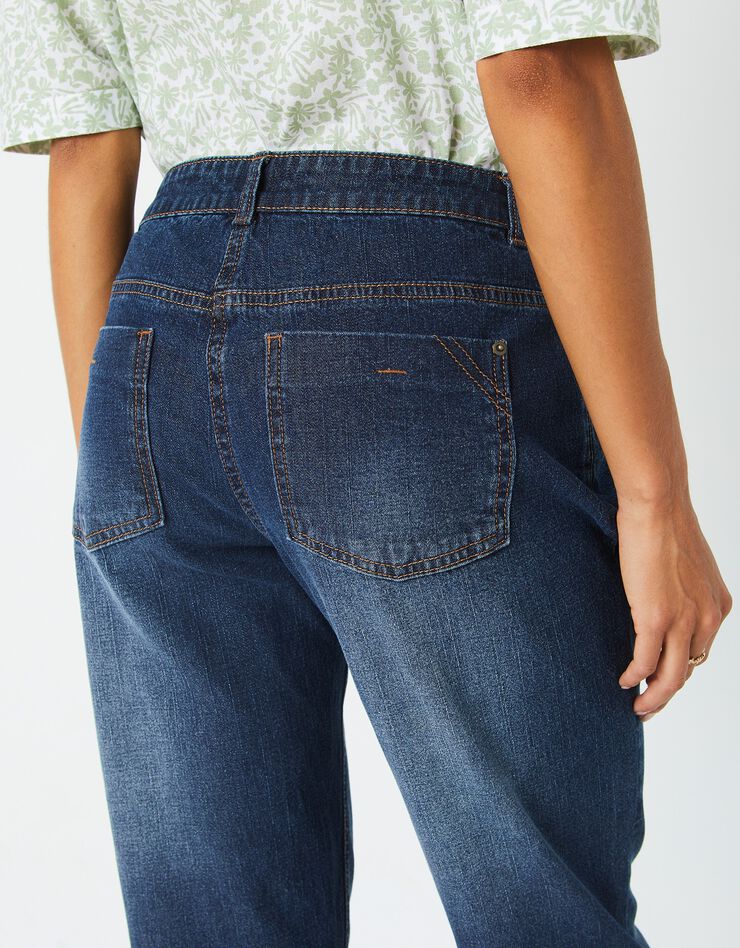 Jean stretch coupe mom spécial petites (dark blue) Jean stretch coupe mom spécial petites (dark blue)