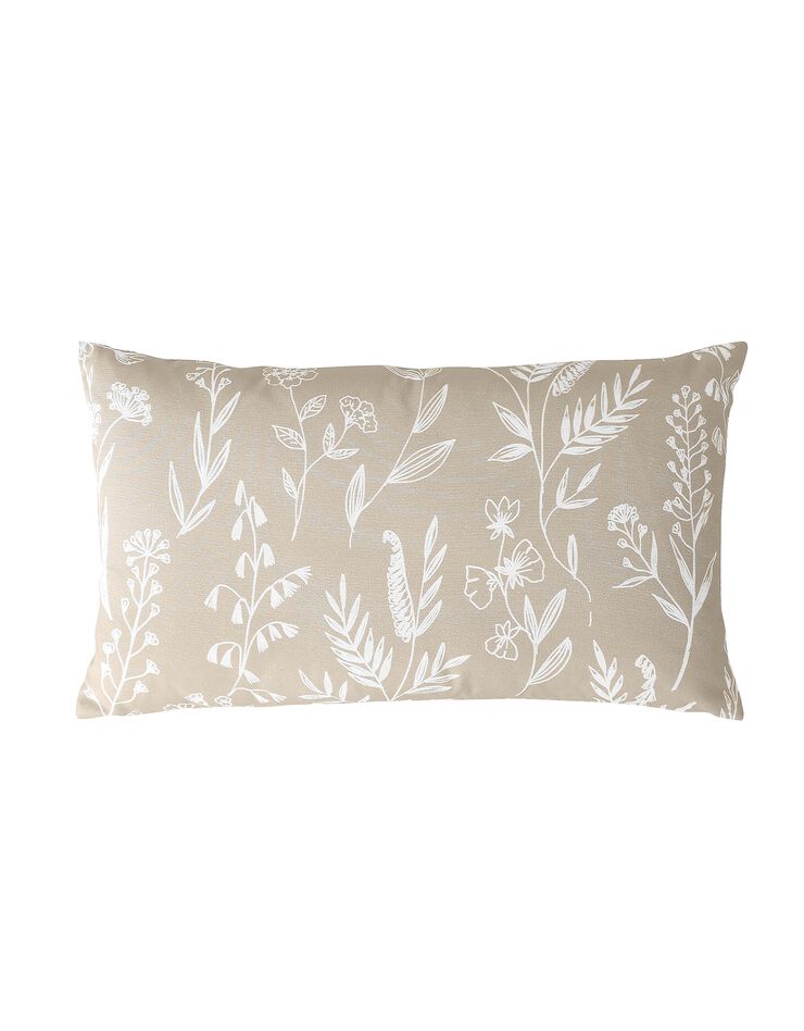 Housse de coussin imprimé bucolique Alessia - lot de 2 (beige)