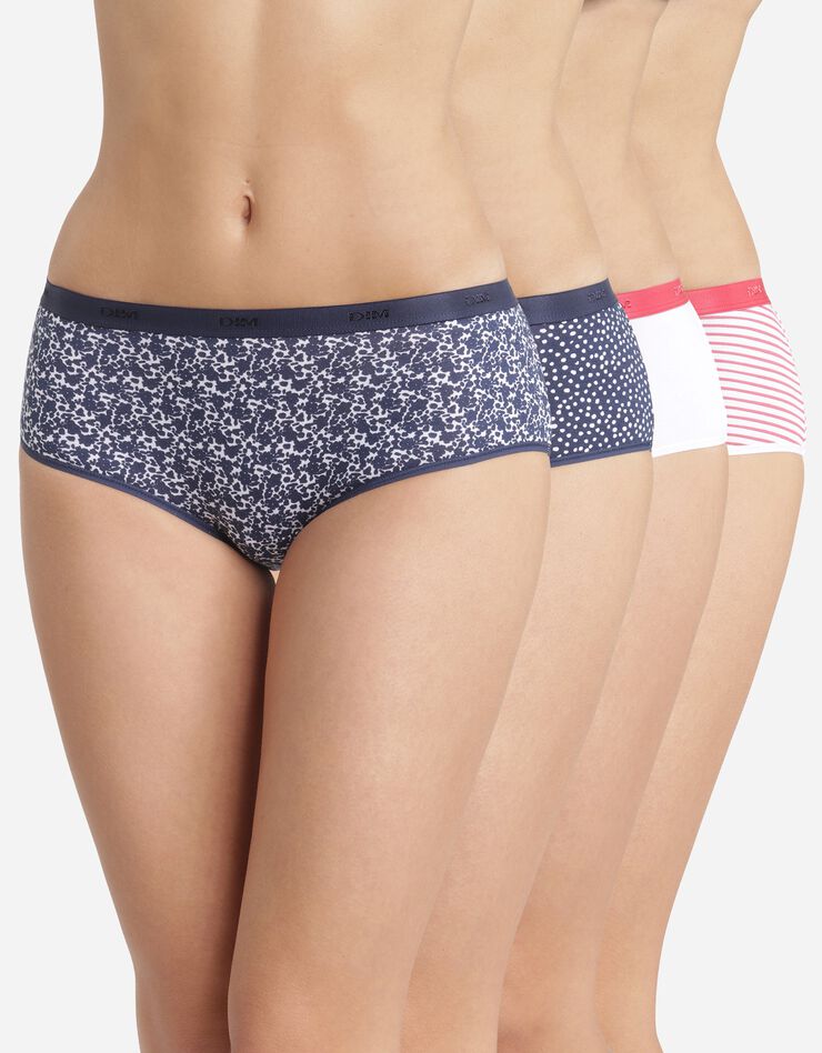 Slip forme boxer "Les Pockets" Basic coton stretch imprimé graphique - Lot de 3 +1 GRATUIT(1) (rouge + bleu) Slip forme boxer "Les Pockets" Basic coton stretch imprimé graphique - Lot de 3 +1 GRATUIT(1) (rouge + bleu)