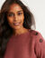 Pull tunique boutonné, toucher doux (terracotta)