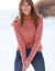 Sous-pull col roulé coton stretch uni (terracotta)