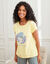 Tee-shirt manches courtes "Nature Sauvage" (jaune)