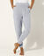 Pantalon de yoga en maille, coupe ultra confort (gris chiné)
