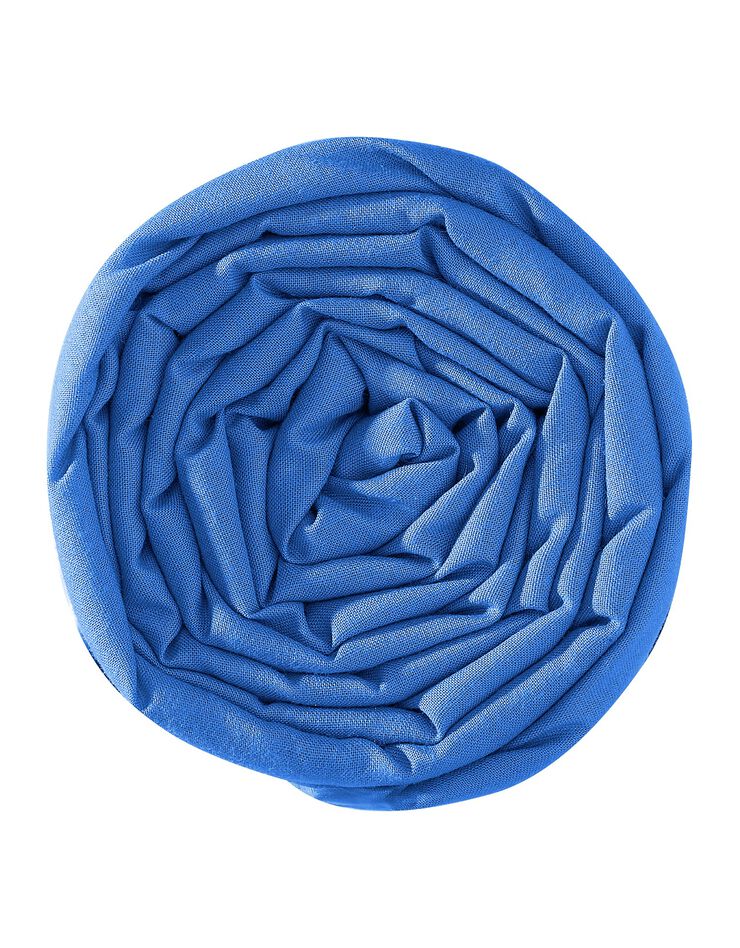 Drap-housse uni sommier articulé jersey bonnets 27 cm (océan)