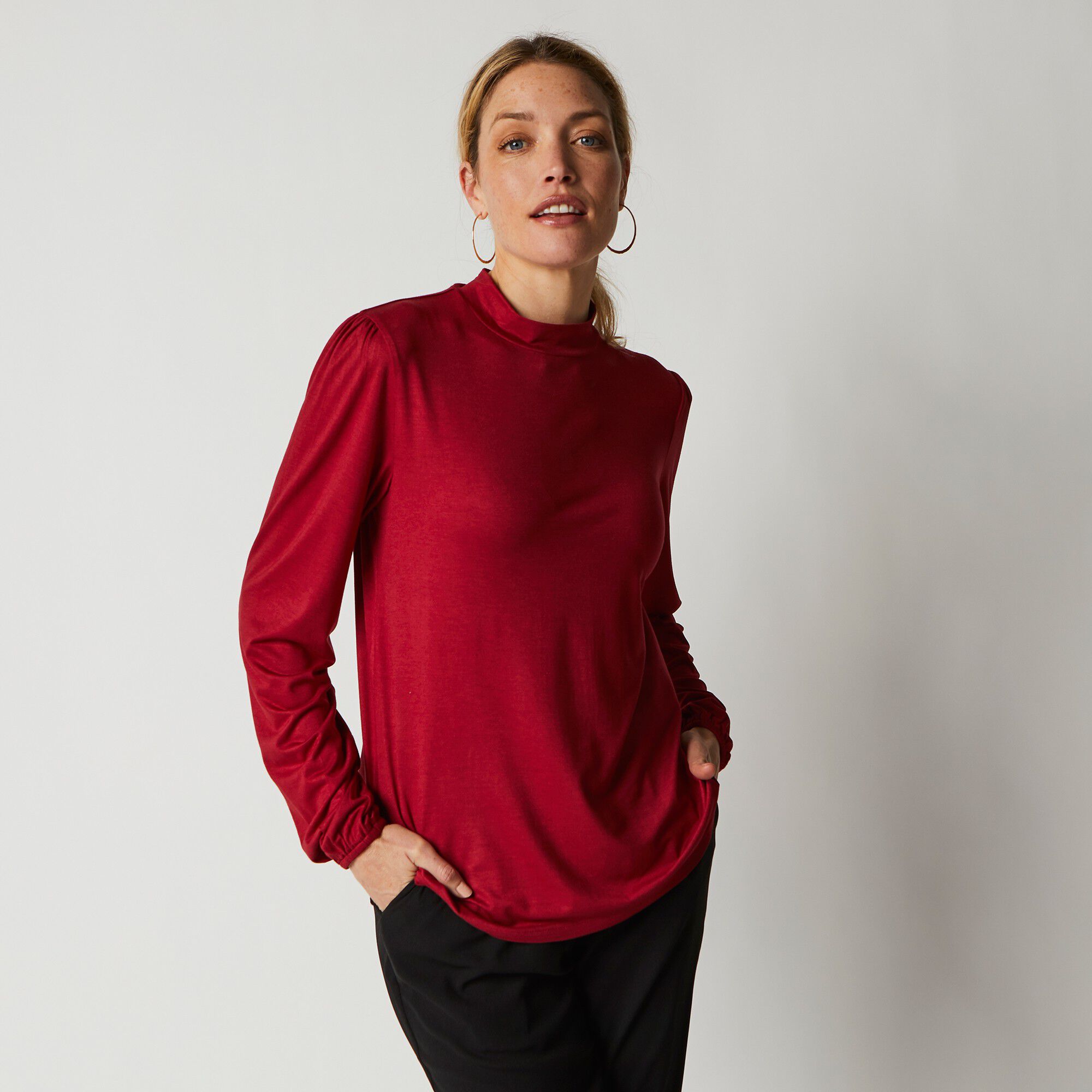 Blacheporte Femme Vêtements Pulls & Gilets Pulls Sweatshirts Sous-pull Col Montant 