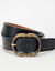 Ceinture boucle dorée (noir)