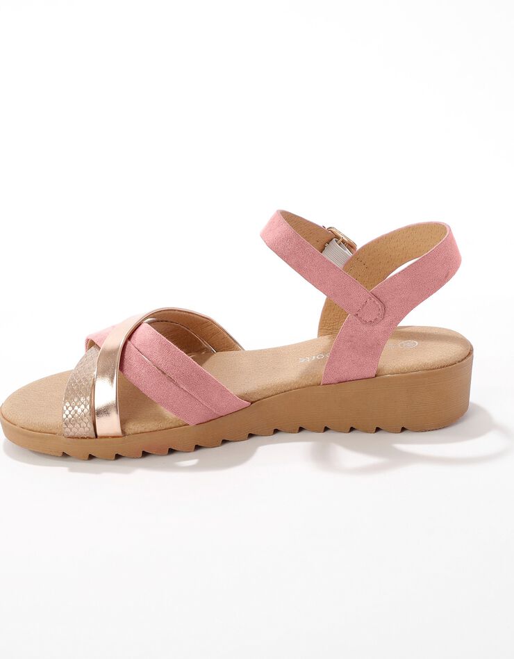 Sandales multibrides - beige/rosé (beige / rose) Sandales multibrides - beige/rosé (beige / rose)