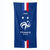 Drap de bain enfant FFF® personnalisable, éponge et velours coton - 320g/m2 (bleu)