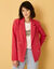 Veste blazer, boutonnage croisé (framboise)