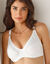 Soutien-gorge coton forme emboîtante avec armatures - lot de 2 (blanc + blanc)