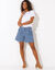 Short coupe large (bleu grisé)