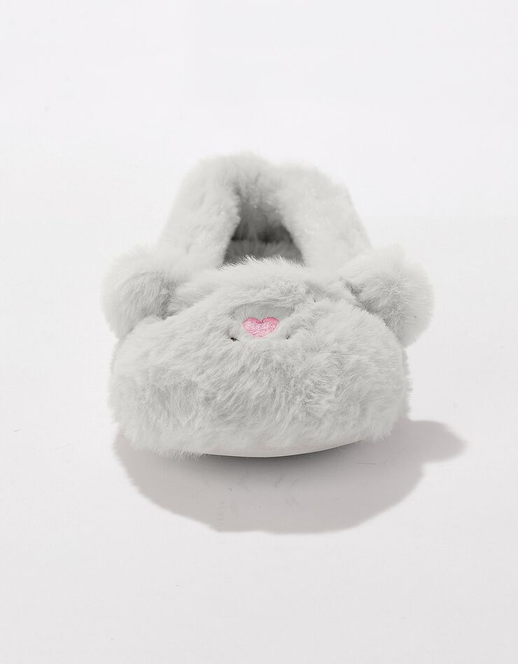 Ballerines maille peluche oreilles 3D (écru) Ballerines maille peluche oreilles 3D (écru)