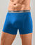 Boxer uni mi-long - lot de 3 (gris + bleu + vert)