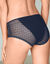 Culotte maxi coton dentelle unie Coria - lot de 2 (marine)