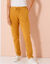 Pantalon jogpant ceinture élastiquée molleton  (miel)